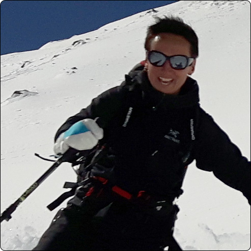 Portrait of Carole, Ski Top manager